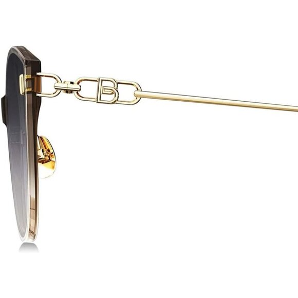 🆕 Women Grey Fashion Oversized Cat Eye Polarized Exclusive Eyewear Sunglasses - Picture 5 of 6